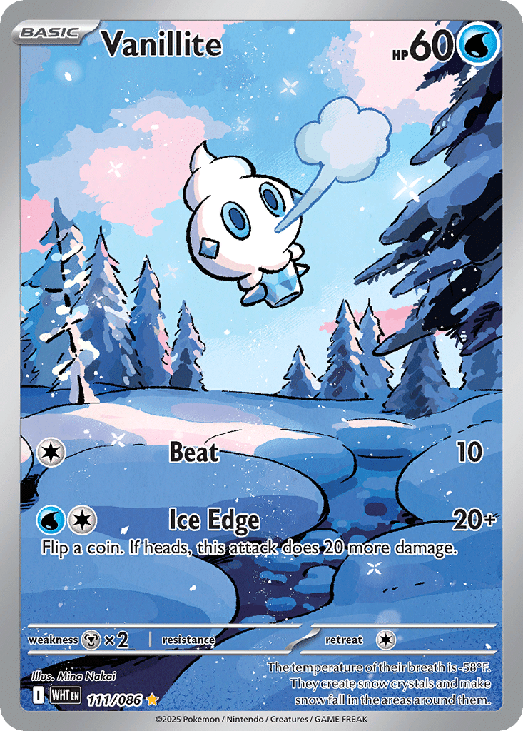 Vanillite Pokémon White Flare (111/86) – Scarlet & Violet