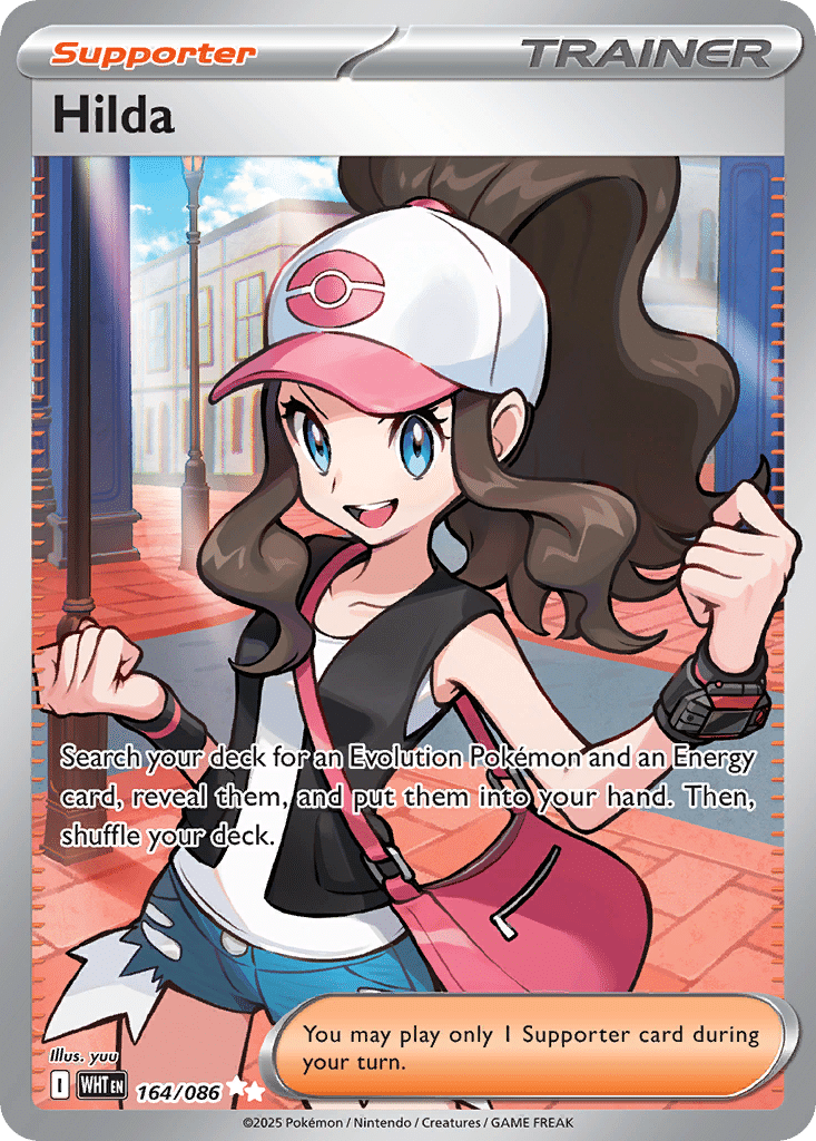 Hilda Pokémon White Flare (164/86) – Scarlet & Violet
