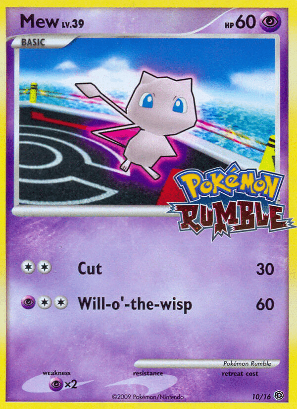Mew Pokémon Pokémon Rumble (10/16) – Other
