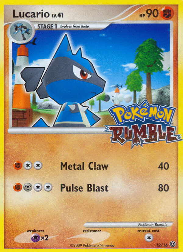 Lucario Pokémon Pokémon Rumble (12/16) – Other