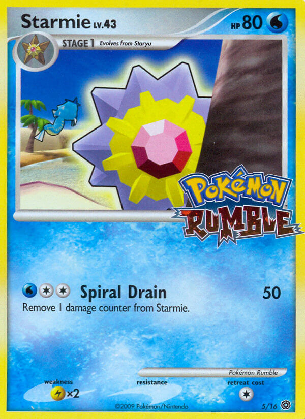 Starmie Pokémon Pokémon Rumble (5/16) – Other