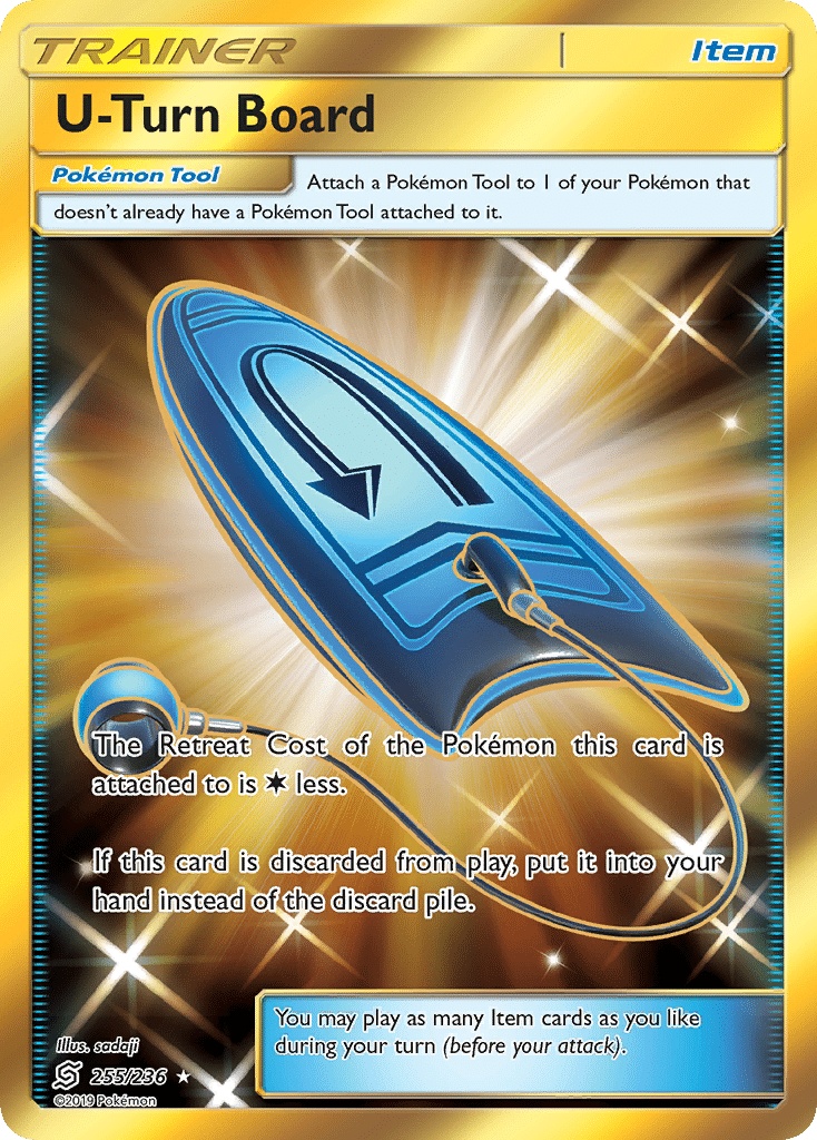 U-Turn Board Pokémon Unified Minds (255/236) – Sun & Moon