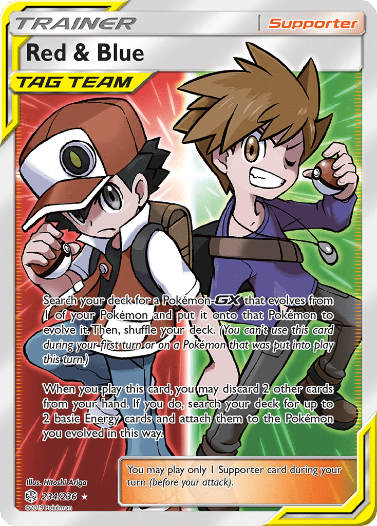 Red & Blue Pokémon Cosmic Eclipse (234/236) – Sun & Moon