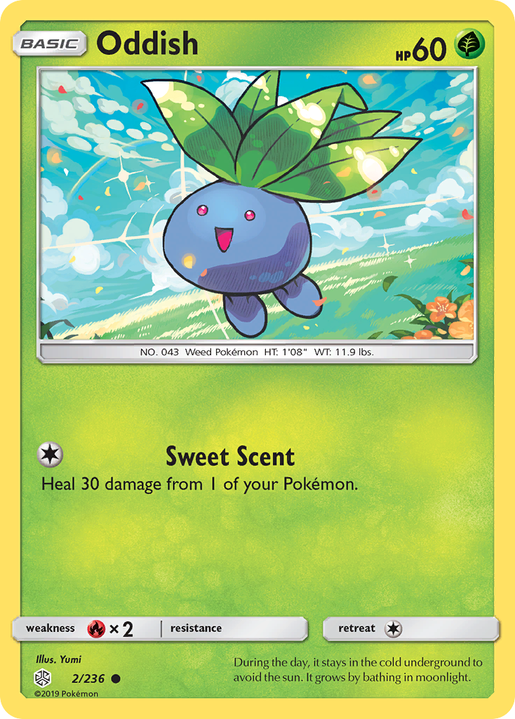 Oddish Pokémon Cosmic Eclipse (2/236) – Sun & Moon