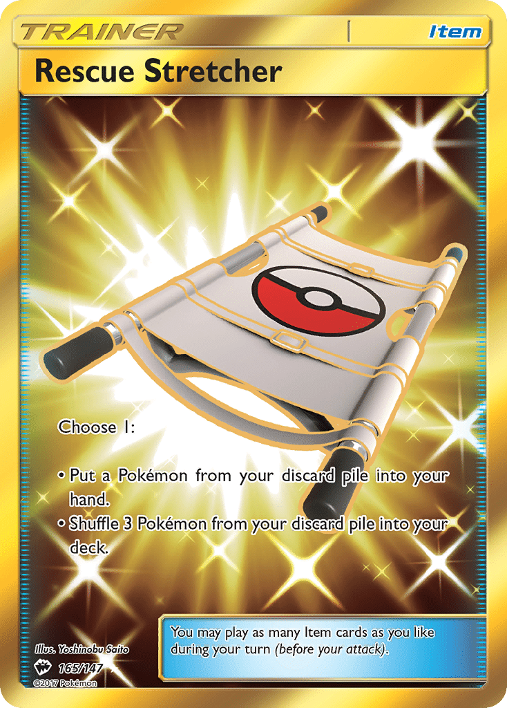 Rescue Stretcher Pokémon Burning Shadows (165/147) – Sun & Moon