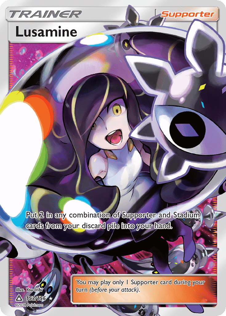 Lusamine Pokémon Ultra Prism (153/156) – Sun & Moon