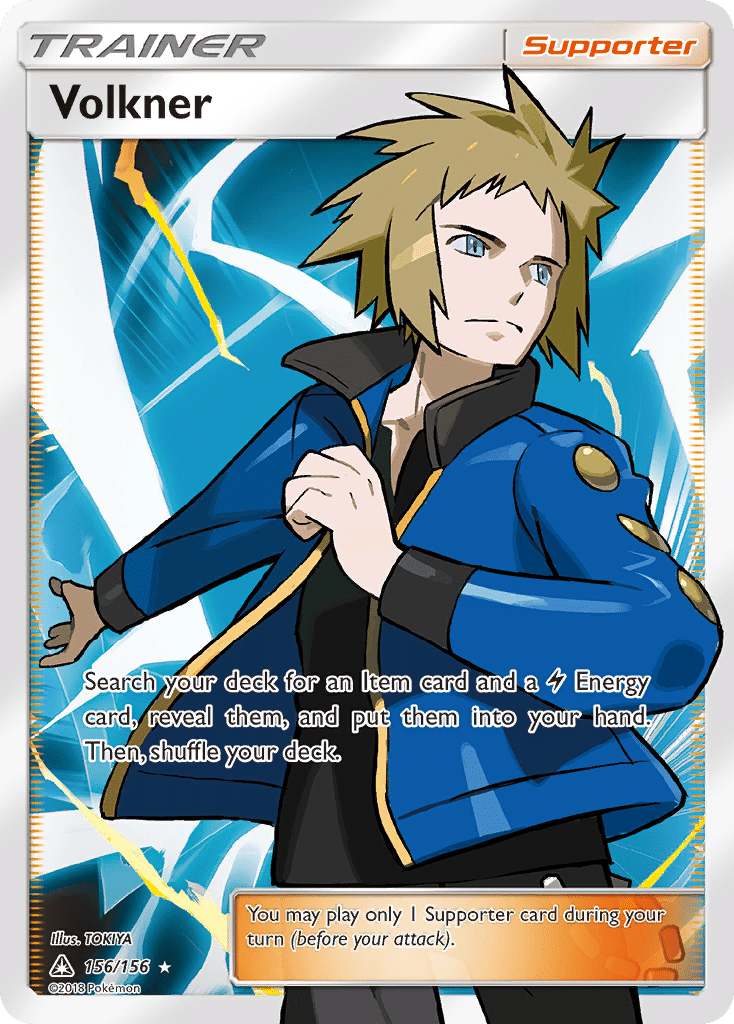 Volkner Pokémon Ultra Prism (156/156) – Sun & Moon
