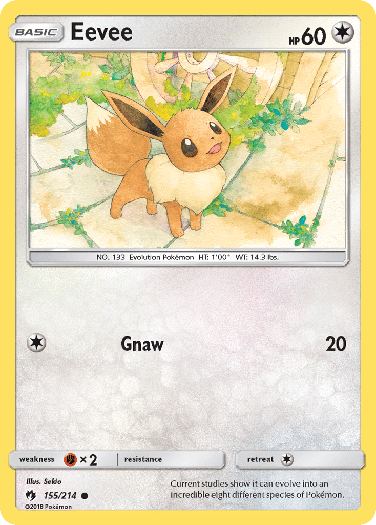 Eevee Pokémon Lost Thunder (155/214) – Sun & Moon