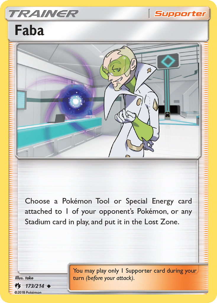 Faba Pokémon Lost Thunder (173/214) – Sun & Moon