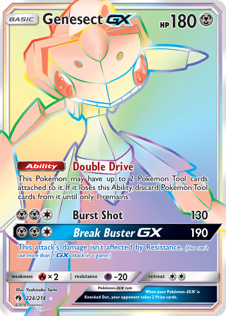 Genesect-GX Pokémon Lost Thunder (224/214) – Sun & Moon