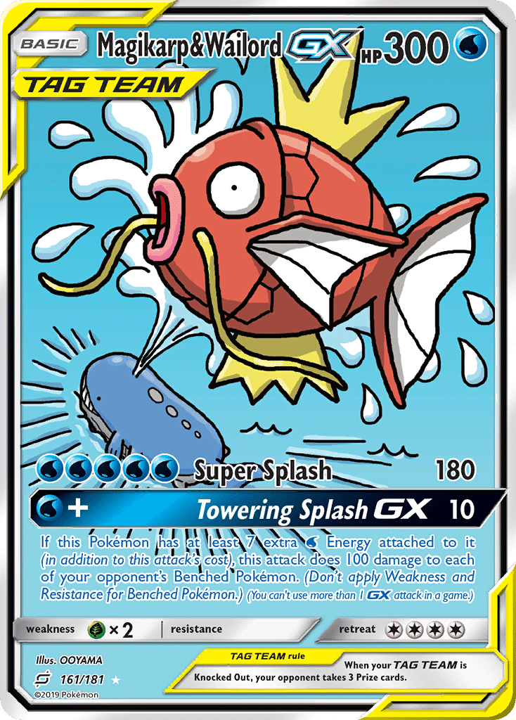 Magikarp & Wailord-GX Pokémon Team Up (161/181) – Sun & Moon
