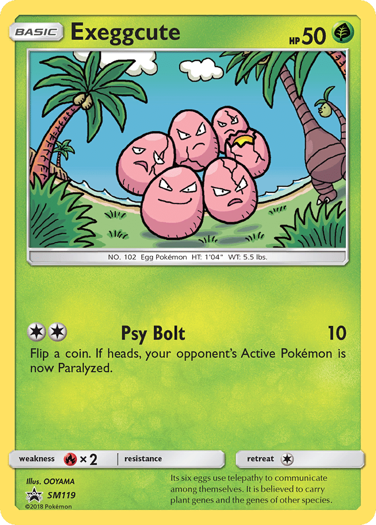 Exeggcute Pokémon SM Black Star Promos (SM119/248) – Sun & Moon