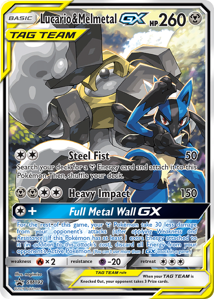 Lucario & Melmetal-GX Pokémon SM Black Star Promos (SM192/248) – Sun & Moon