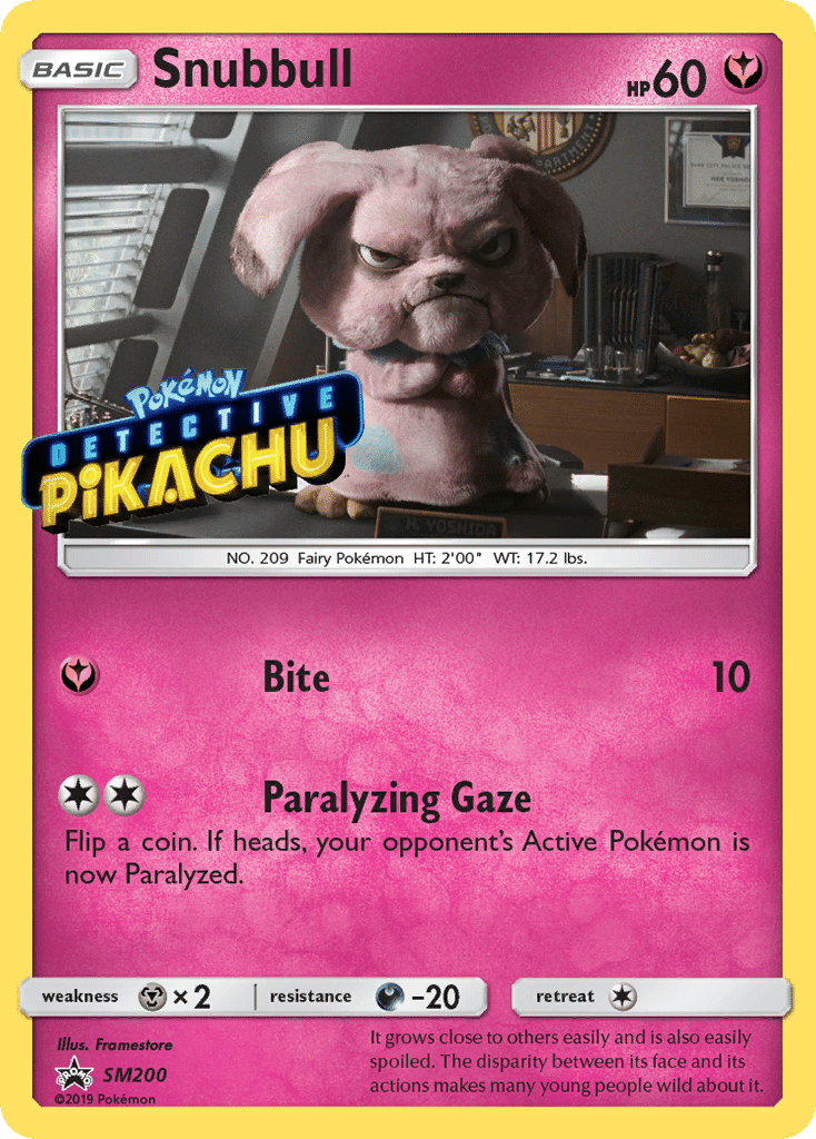 Snubbull Pokémon SM Black Star Promos (SM200/248) – Sun & Moon