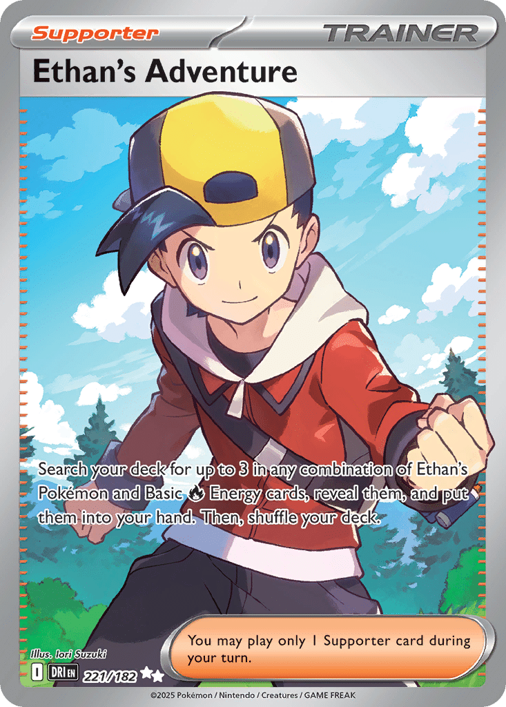 Ethan's Adventure Pokémon Destined Rivals (221/182) – Scarlet & Violet