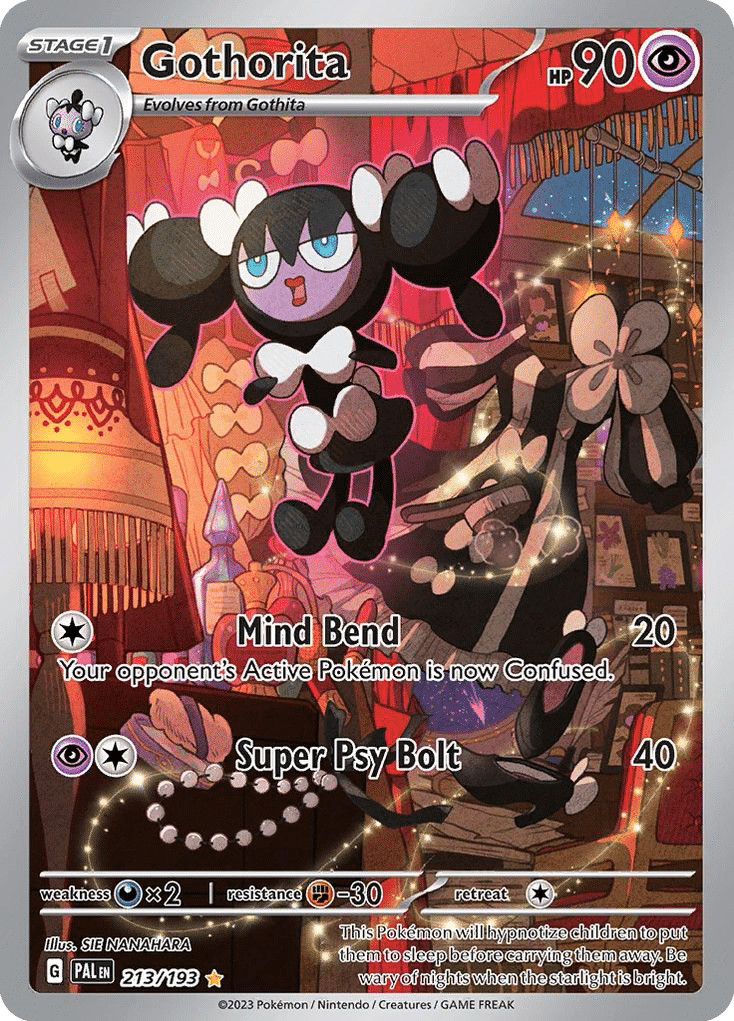 Gothorita Pokémon Paldea Evolved (213/193) – Scarlet & Violet