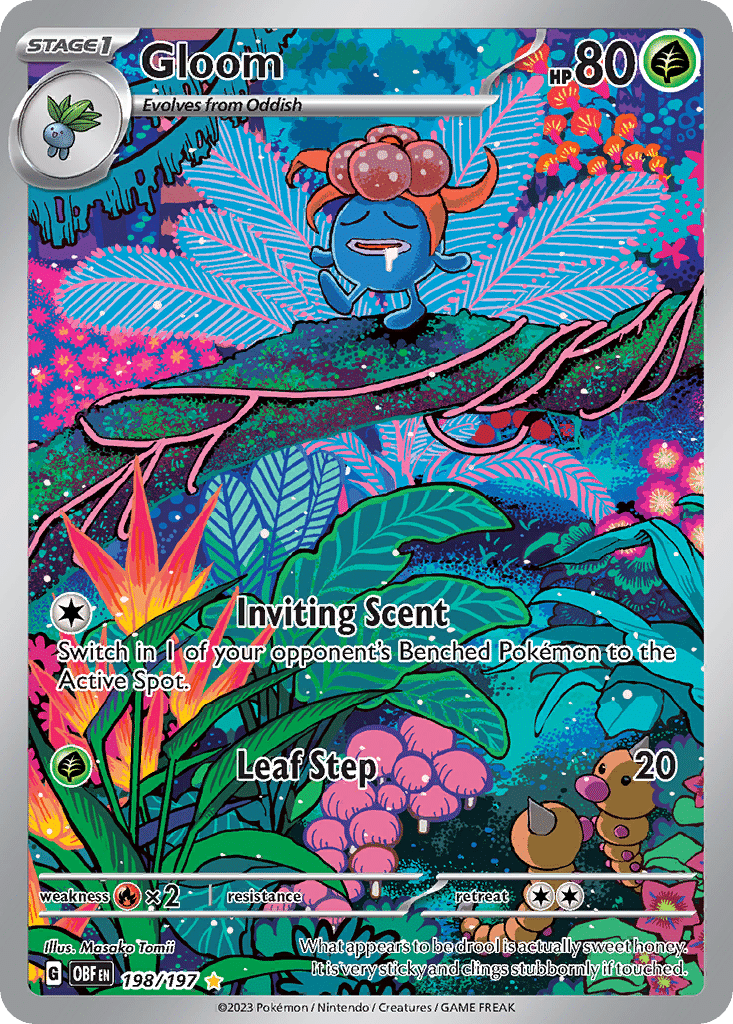 Gloom Pokémon Obsidian Flames (198/197) – Scarlet & Violet