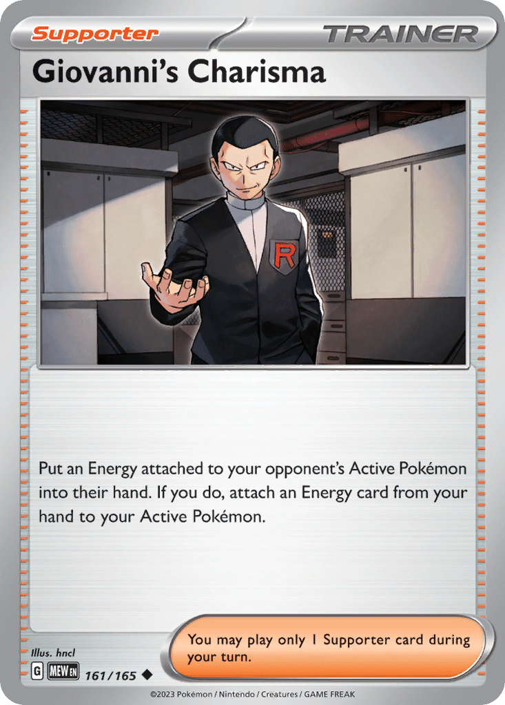 Giovanni’s Charisma