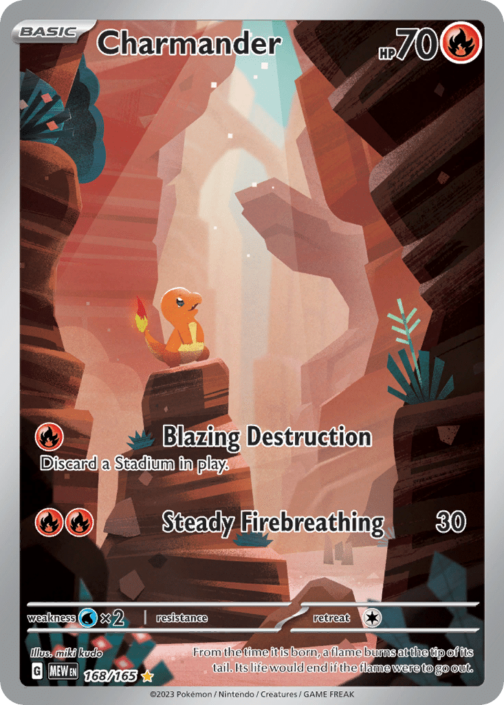 Charmander Pokémon 151 (168/165) – Scarlet & Violet