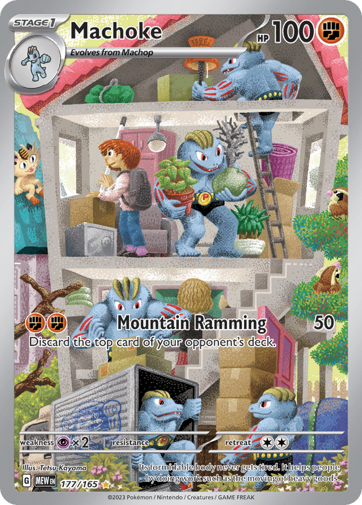 Machoke Pokémon 151 (177/165) – Scarlet & Violet