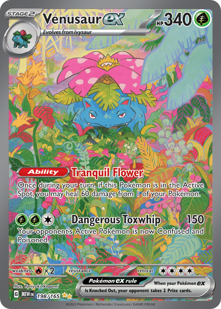 Venusaur ex Pokémon 151 (198/165) – Scarlet & Violet
