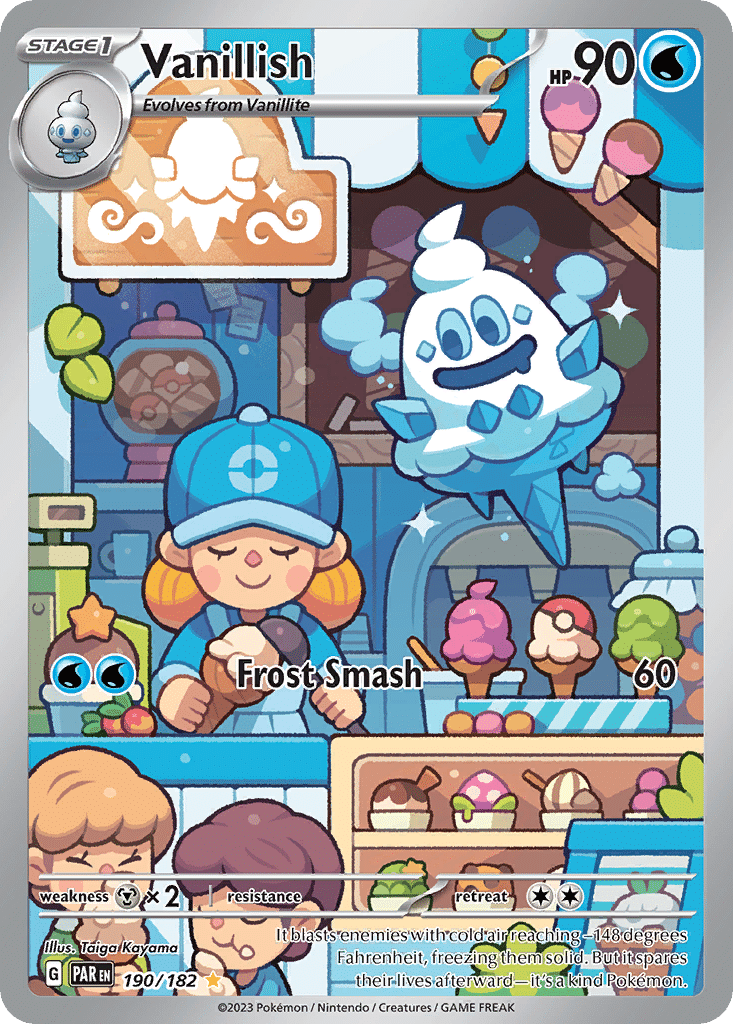 Vanillish Pokémon Paradox Rift (190/182) – Scarlet & Violet