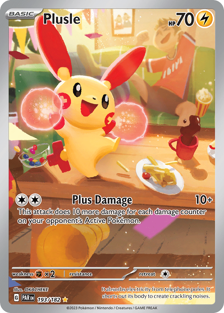 Plusle Pokémon Paradox Rift (193/182) – Scarlet & Violet