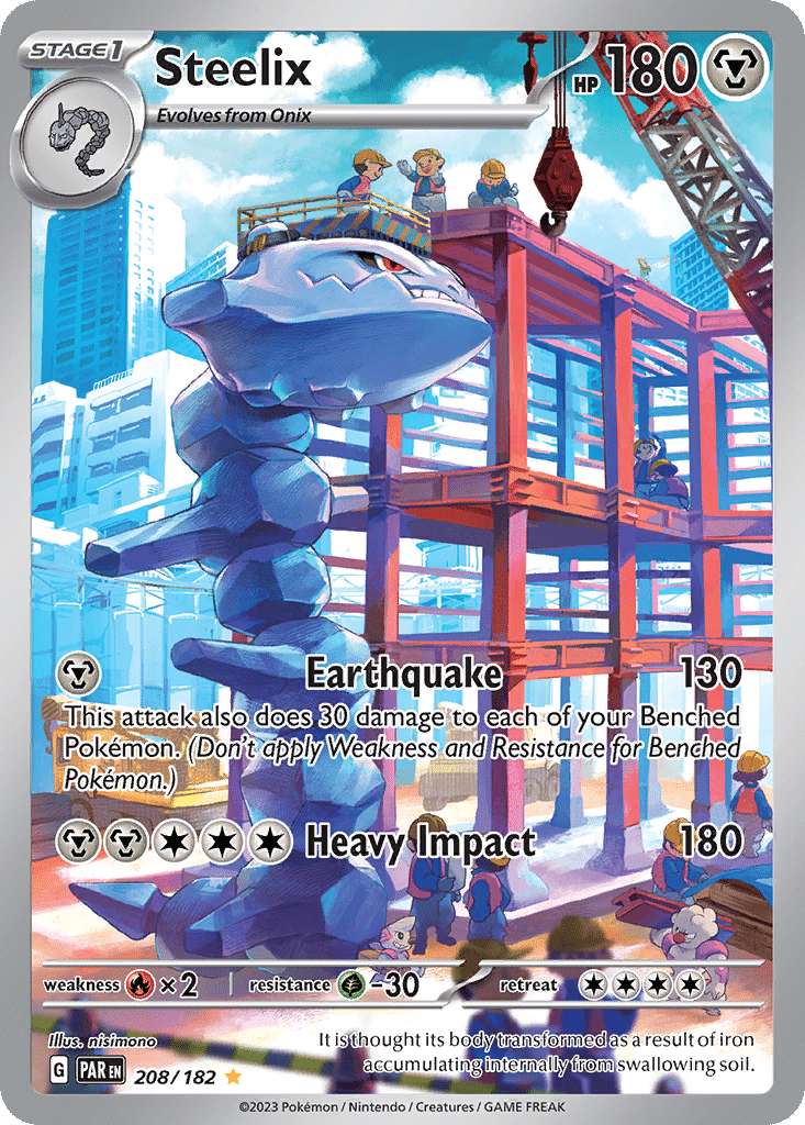 Steelix Pokémon Paradox Rift (208/182) – Scarlet & Violet