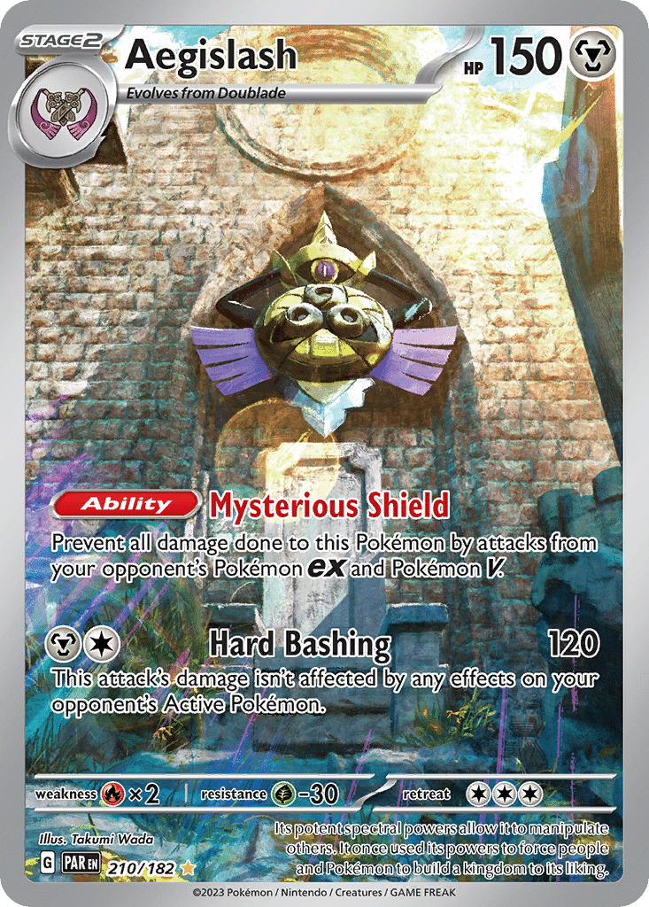 Aegislash Pokémon Paradox Rift (210/182) – Scarlet & Violet