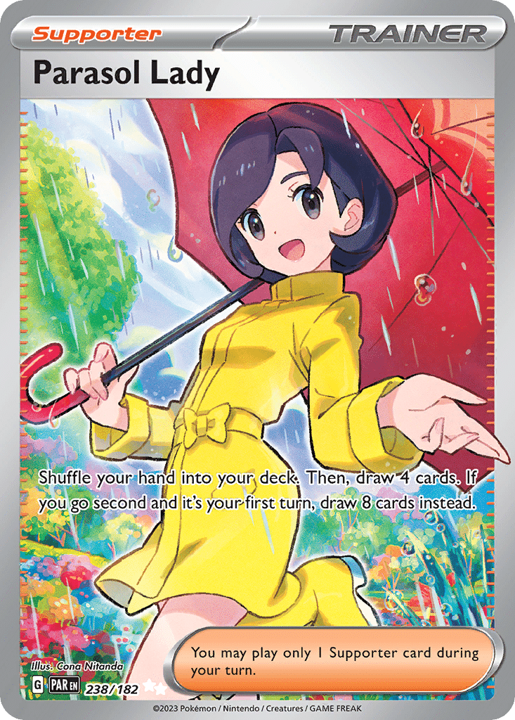 Parasol Lady Pokémon Paradox Rift (238/182) – Scarlet & Violet