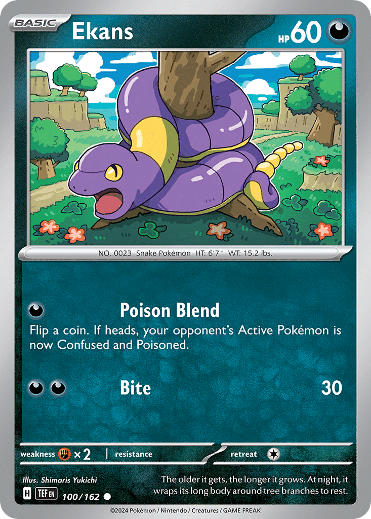 Ekans Pokémon Temporal Forces (100/162) – Scarlet & Violet