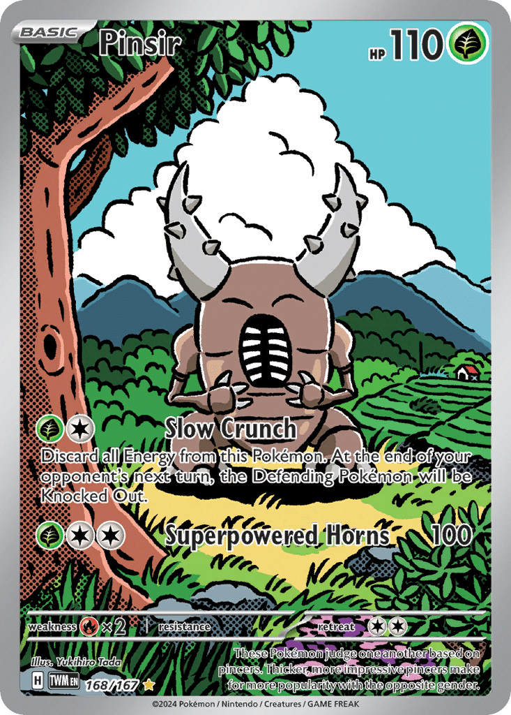 Pinsir Pokémon Twilight Masquerade (168/167) – Scarlet & Violet