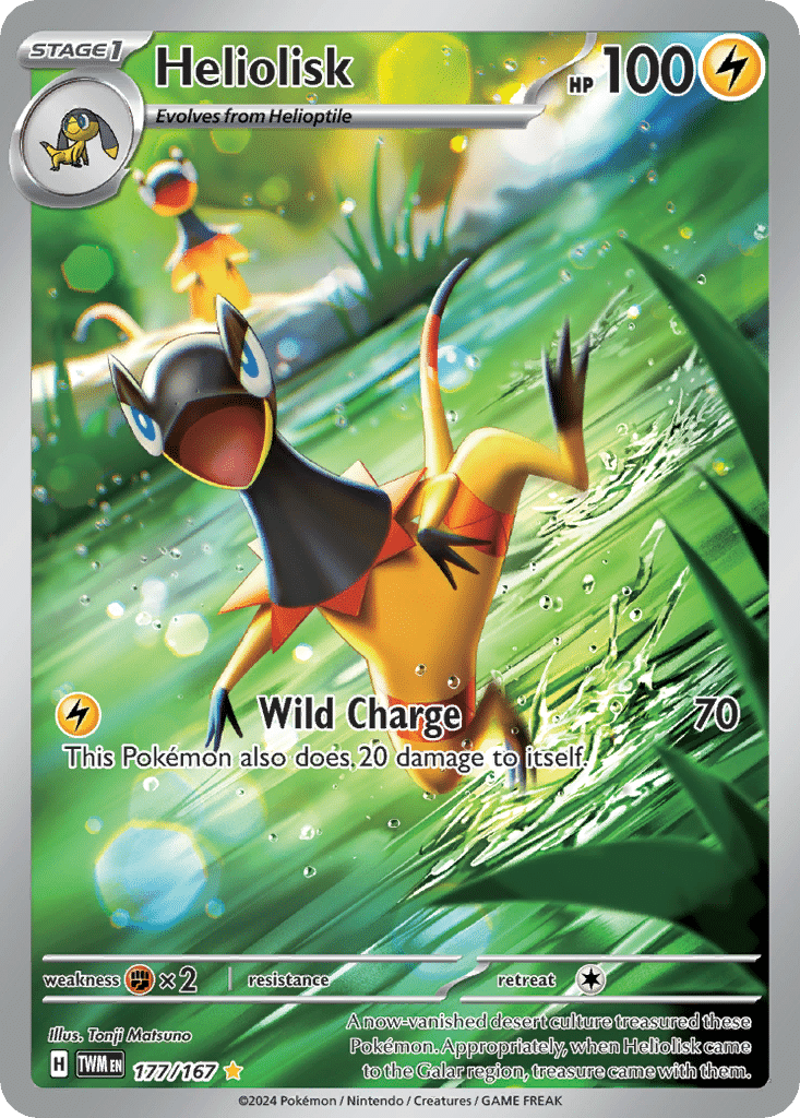 Heliolisk Pokémon Twilight Masquerade (177/167) – Scarlet & Violet