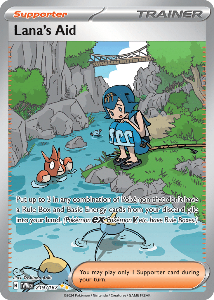 Lana's Aid Pokémon Twilight Masquerade (219/167) – Scarlet & Violet