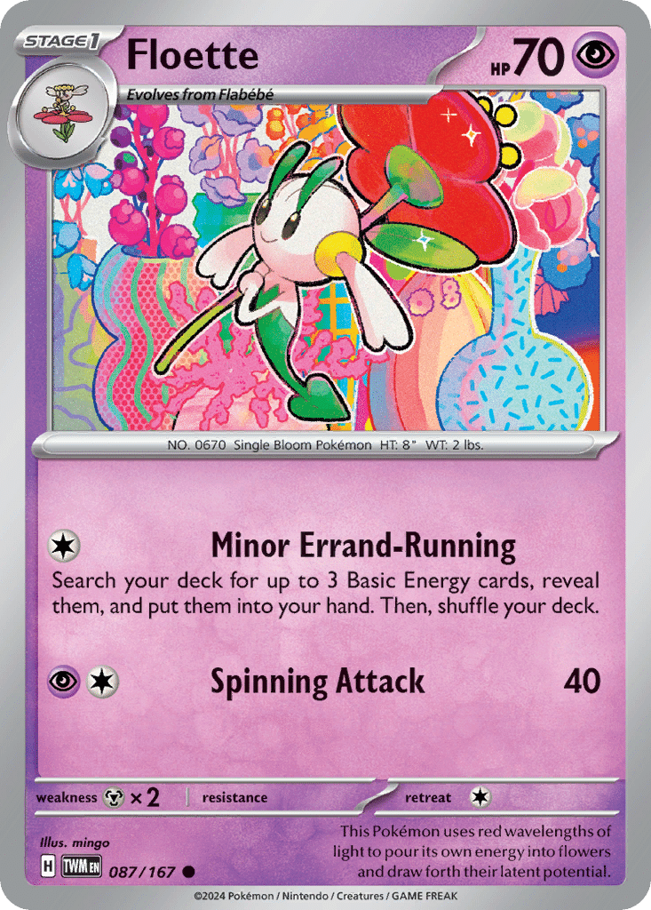 Floette Pokémon Twilight Masquerade (87/167) – Scarlet & Violet