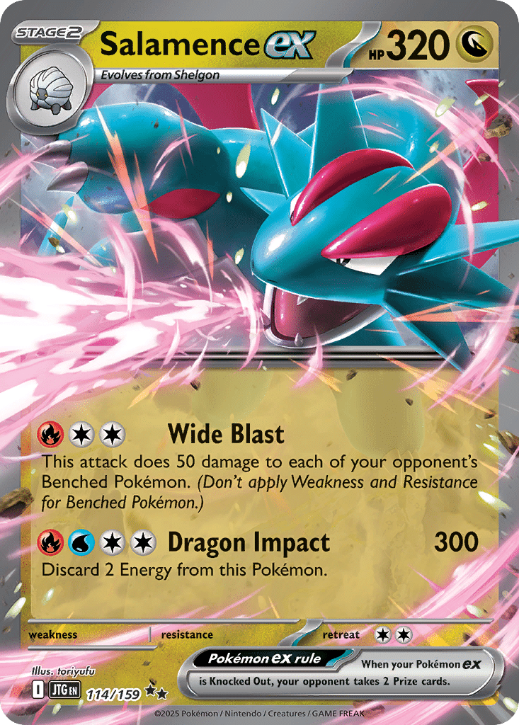 Salamence ex Pokémon Journey Together (114/159) – Scarlet & Violet