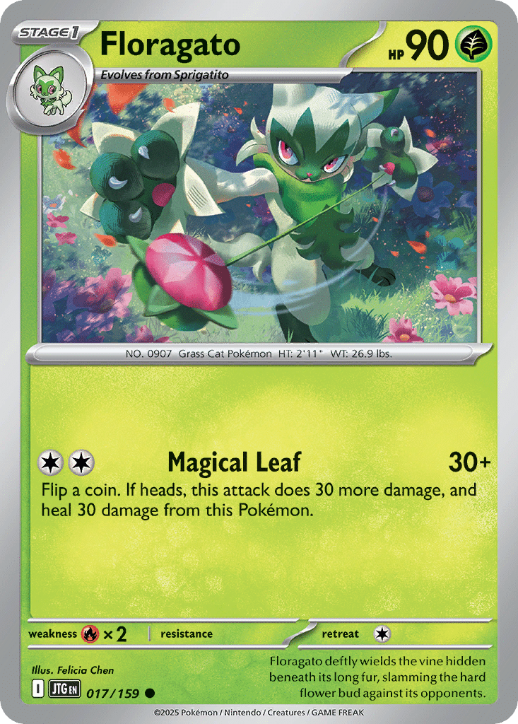Floragato Pokémon Journey Together (17/159) – Scarlet & Violet