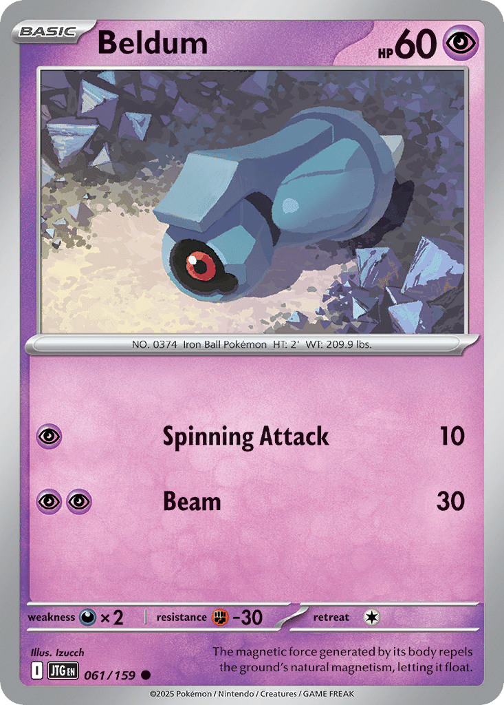 Beldum Pokémon Journey Together (61/159) – Scarlet & Violet
