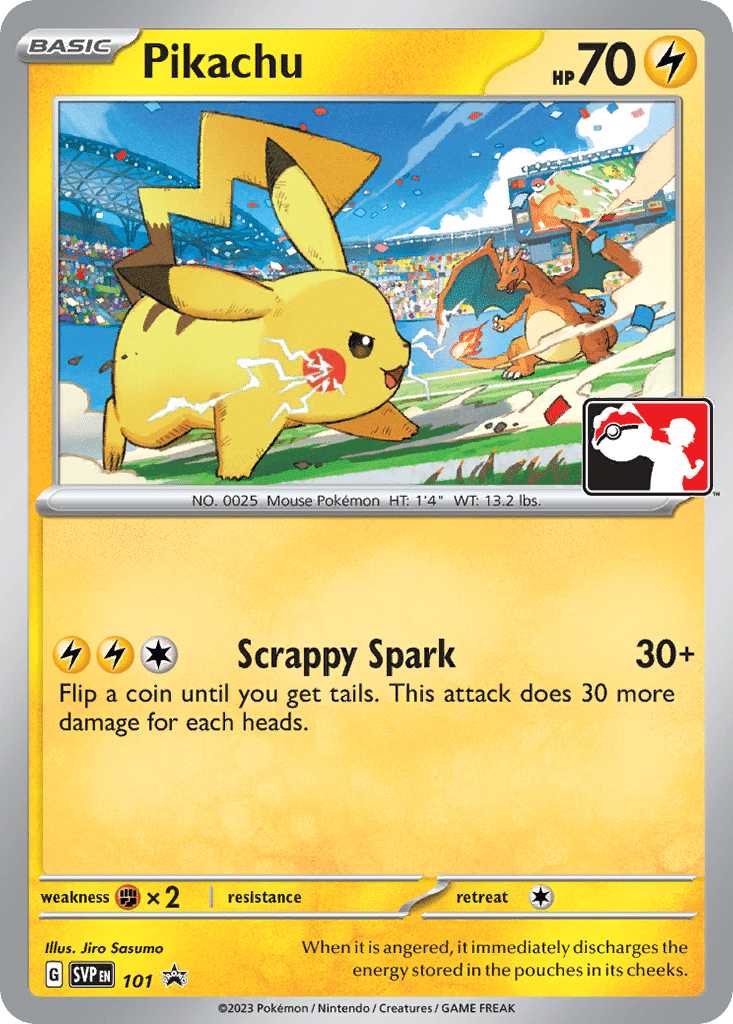 Pikachu Pokémon Scarlet & Violet Black Star Promos (101/215) – Scarlet & Violet