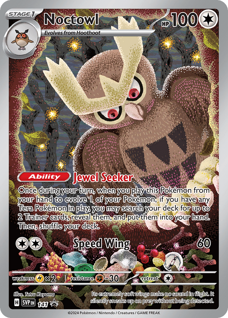 Noctowl Pokémon Scarlet & Violet Black Star Promos (141/215) – Scarlet & Violet