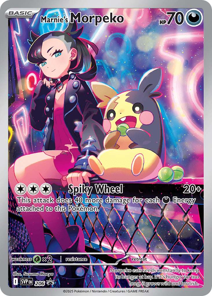 Marnie's Morpeko Pokémon Scarlet & Violet Promos (206/150) – Scarlet & Violet