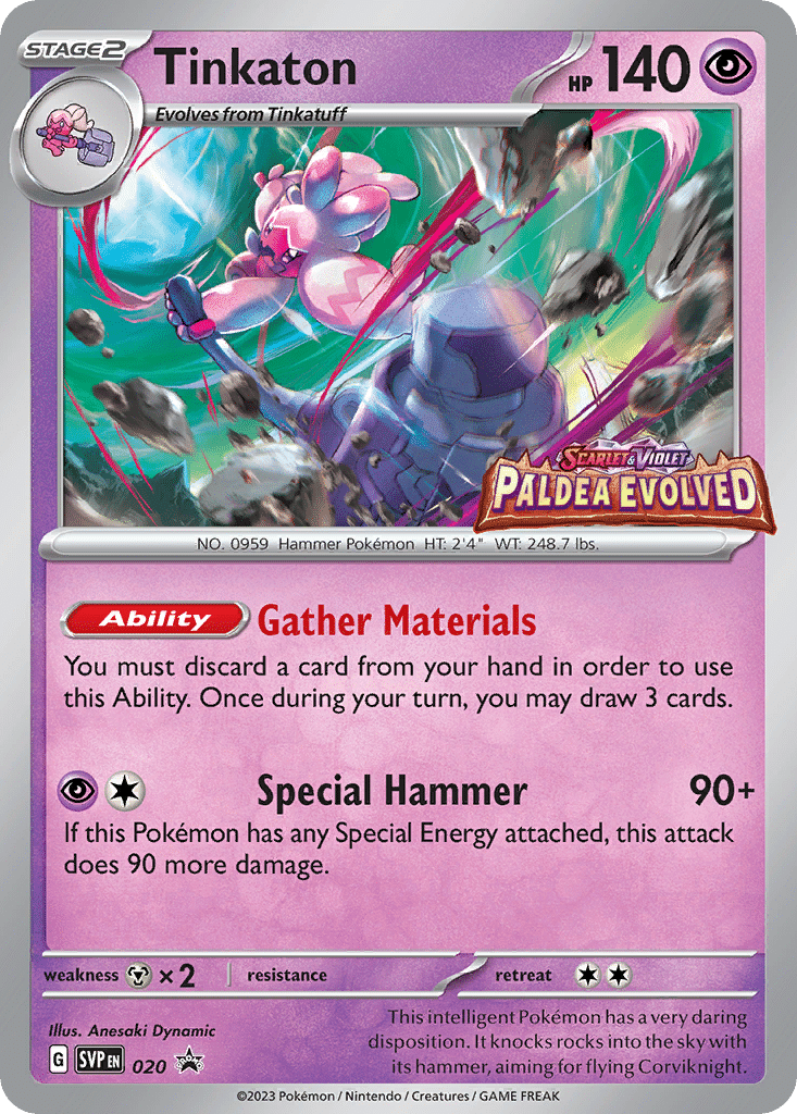 Tinkaton Pokémon Scarlet & Violet Black Star Promos (20/215) – Scarlet & Violet