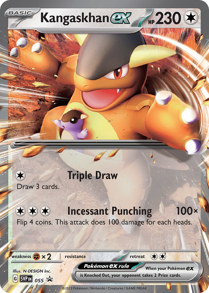 Kangaskhan ex Pokémon Scarlet & Violet Black Star Promos (55/215) – Scarlet & Violet