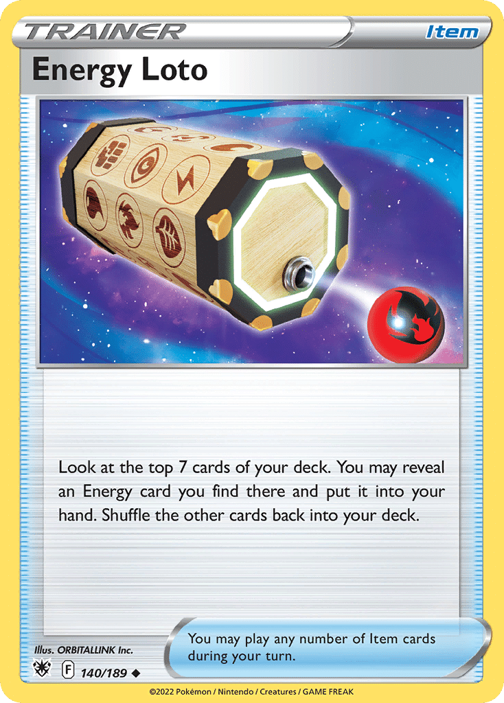 Energy Loto Pokémon Astral Radiance (140/189) – Sword & Shield
