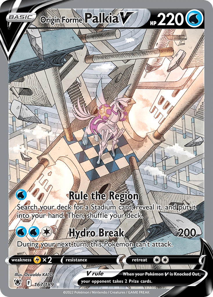 Origin Forme Palkia V Pokémon Astral Radiance (167/189) – Sword & Shield