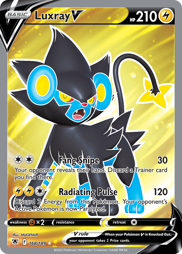 Luxray V Pokémon Astral Radiance (168/189) – Sword & Shield