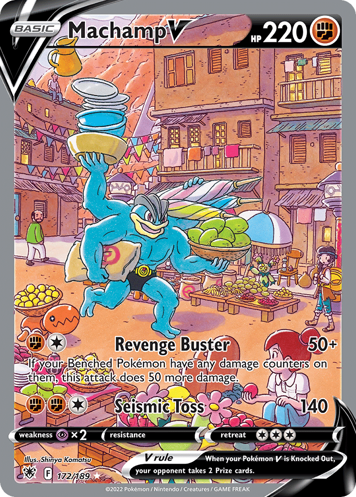 Machamp V Pokémon Astral Radiance (172/189) – Sword & Shield