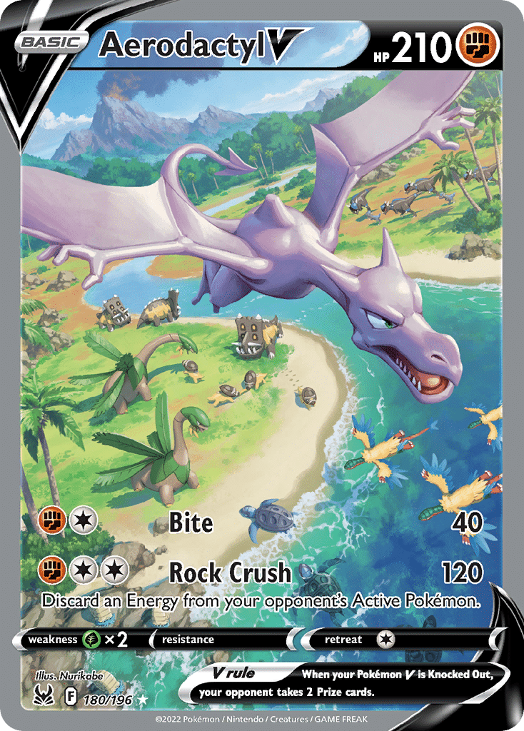 Aerodactyl V Pokémon Lost Origin (180/196) – Sword & Shield