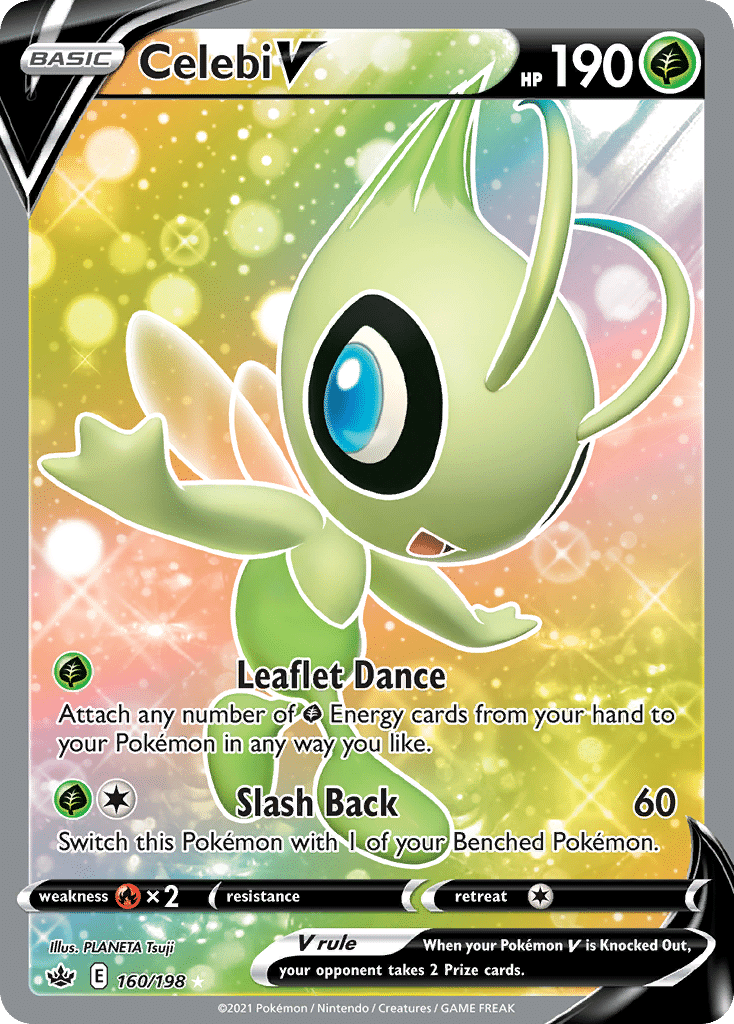 Celebi V Pokémon Chilling Reign (160/198) – Sword & Shield