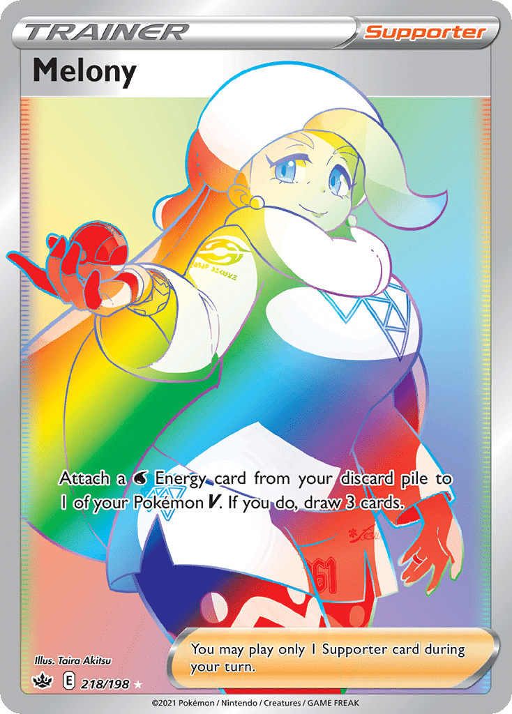 Melony Pokémon Chilling Reign (218/198) – Sword & Shield